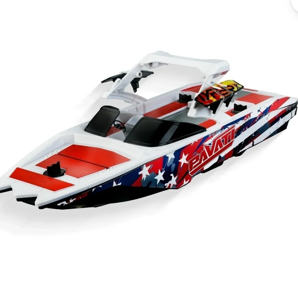 Hyper Toy Company Pavati 2.0 RC Boat, Stars & Stripes, 1:18 Scale with Remote - Picture 6 of 9